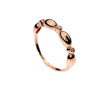 Золотое кольцо с цирконом