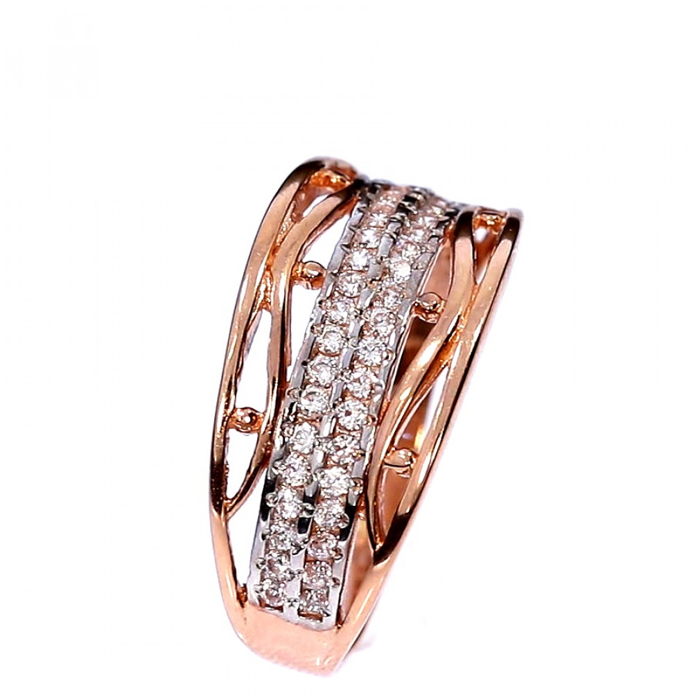 Золотое кольцо с цирконом