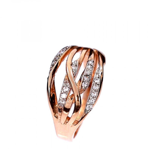 Auksinis žiedas su cirkoniu