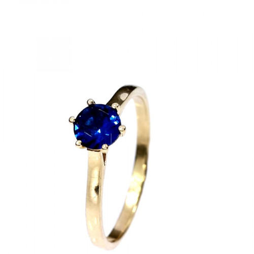 Золотое кольцо с цирконом