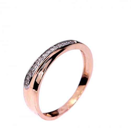 Kuldnesõrmus tsirkoonidega