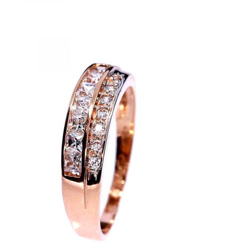 Auksinis žiedas su cirkoniu