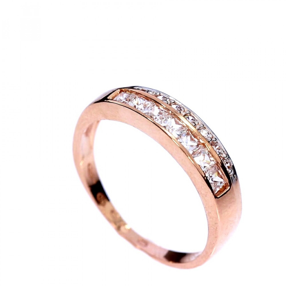 Auksinis žiedas su cirkoniu