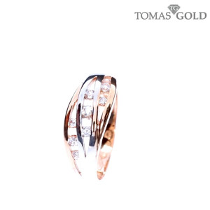 Золотое кольцо с цирконом