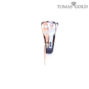 Auksinis žiedas su cirkoniu