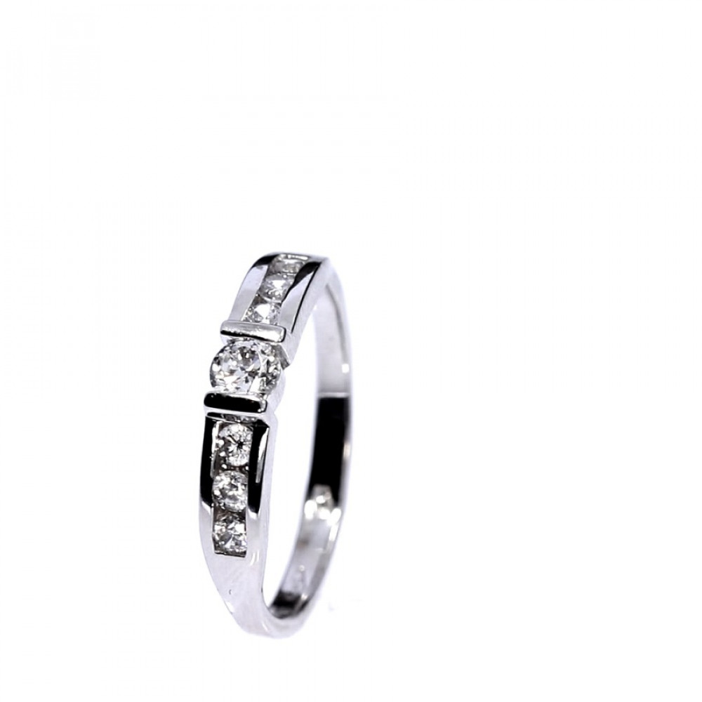 Auksinis žiedas su cirkoniu