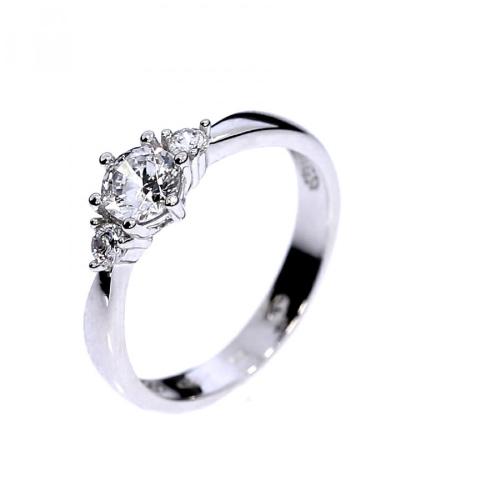 Auksinis žiedas su cirkoniu