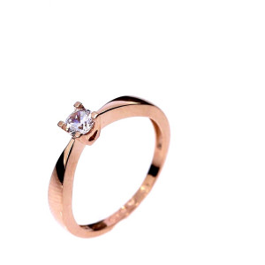 Auksinis žiedas su cirkoniu