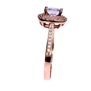 Auksinis žiedas su cirkoniu