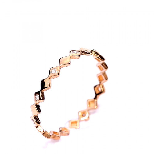 Auksinis žiedas su cirkoniu