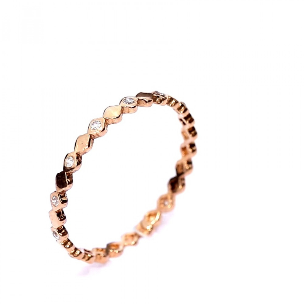 Золотое кольцо с цирконом