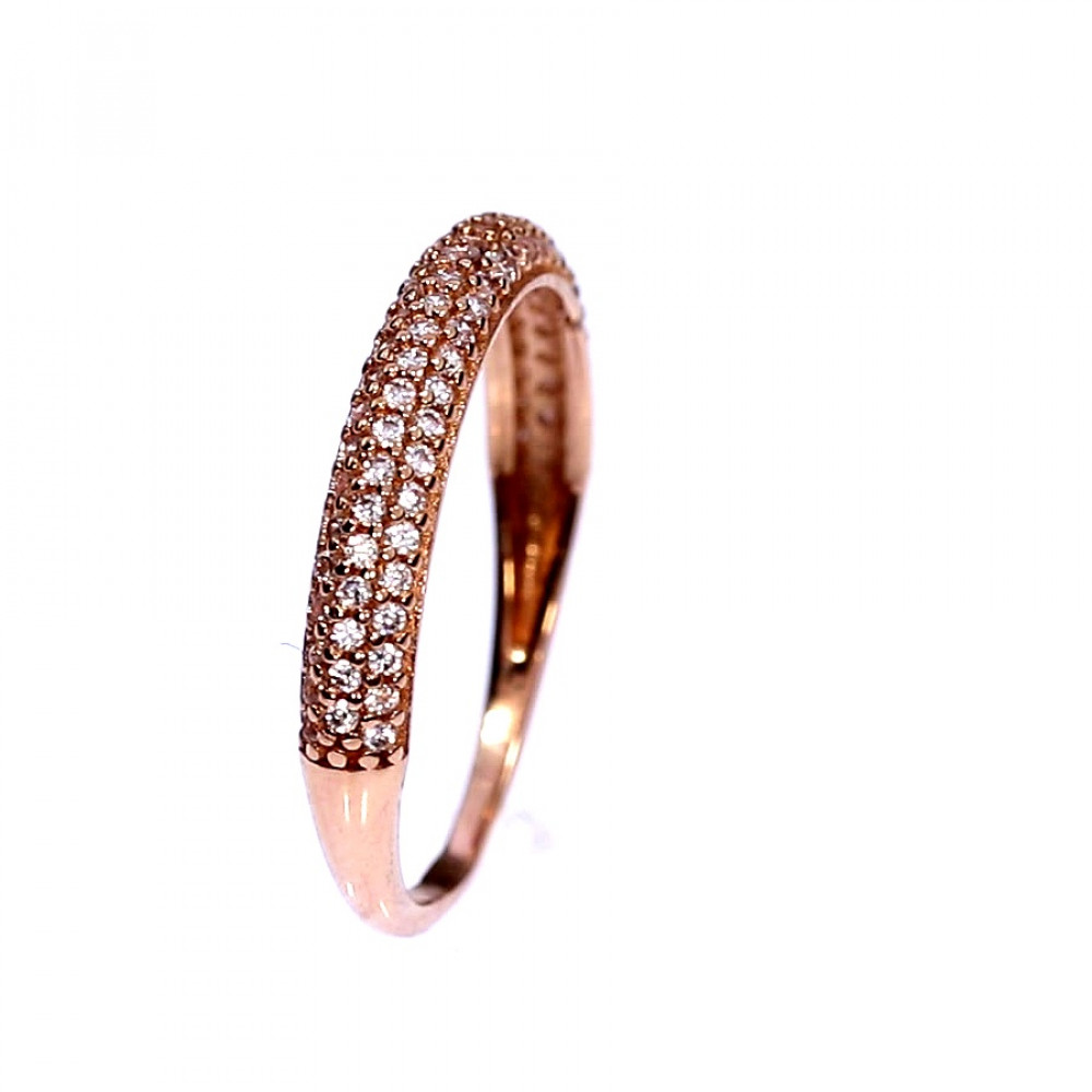 Kuldnesõrmus tsirkoonidega