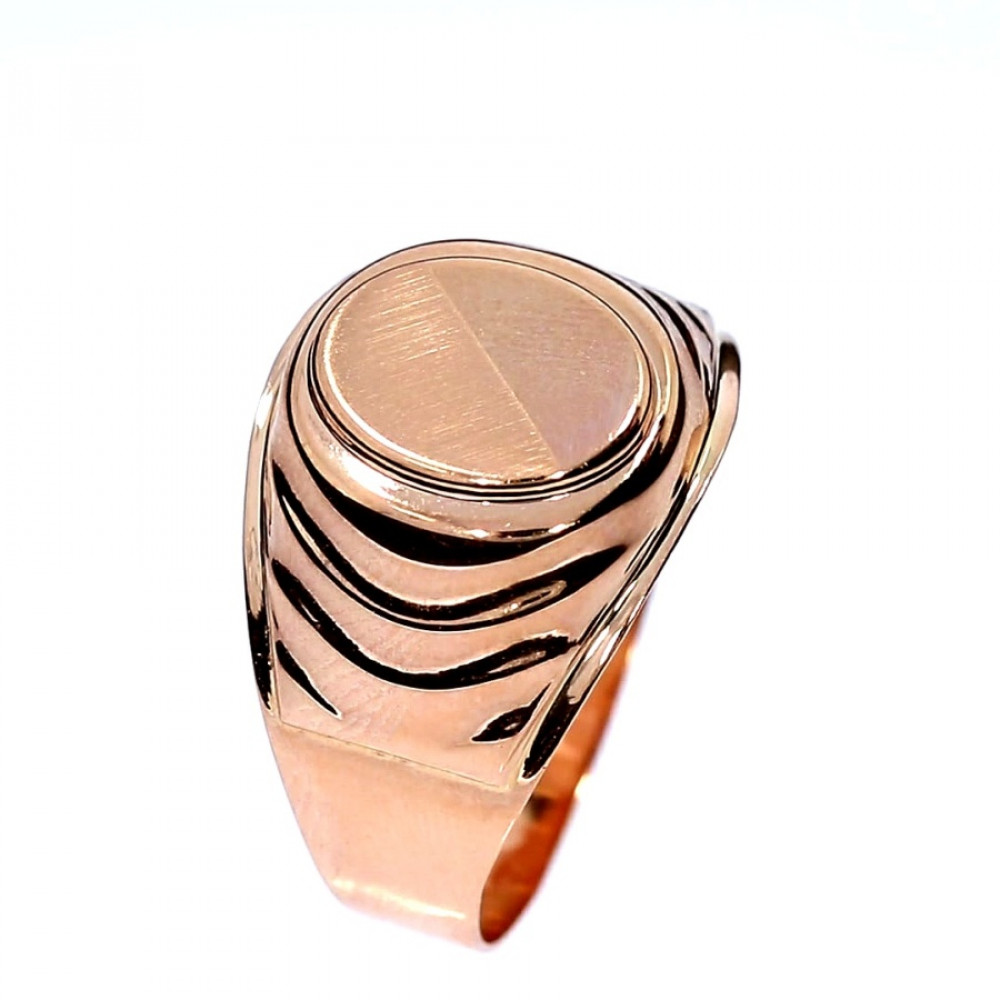 Vyriškas auksinis žiedas