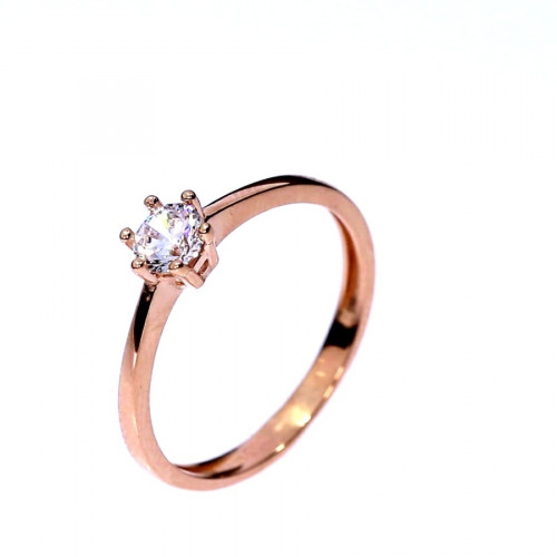 Kuldnesõrmus tsirkoonidega