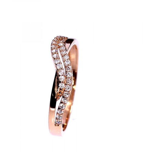 Auksinis žiedas su cirkoniu