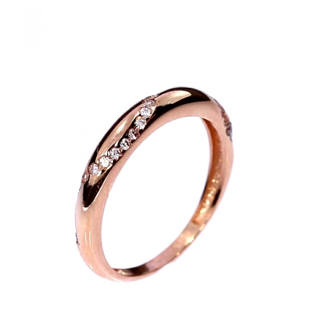 Kuldnesõrmus tsirkoonidega