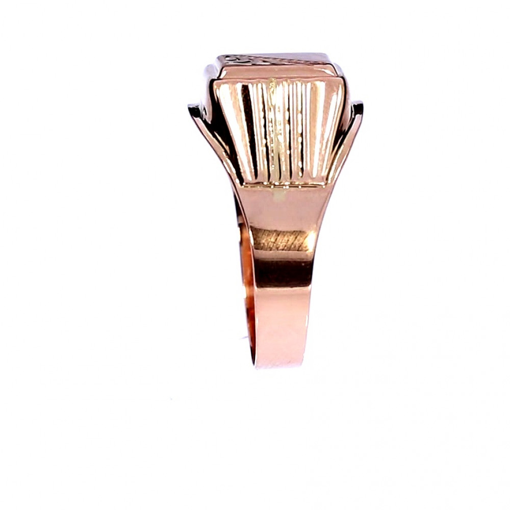 Vyriškas auksinis žiedas