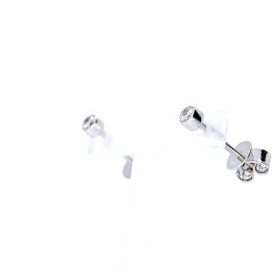 Auksiniai auskarai su briliantais