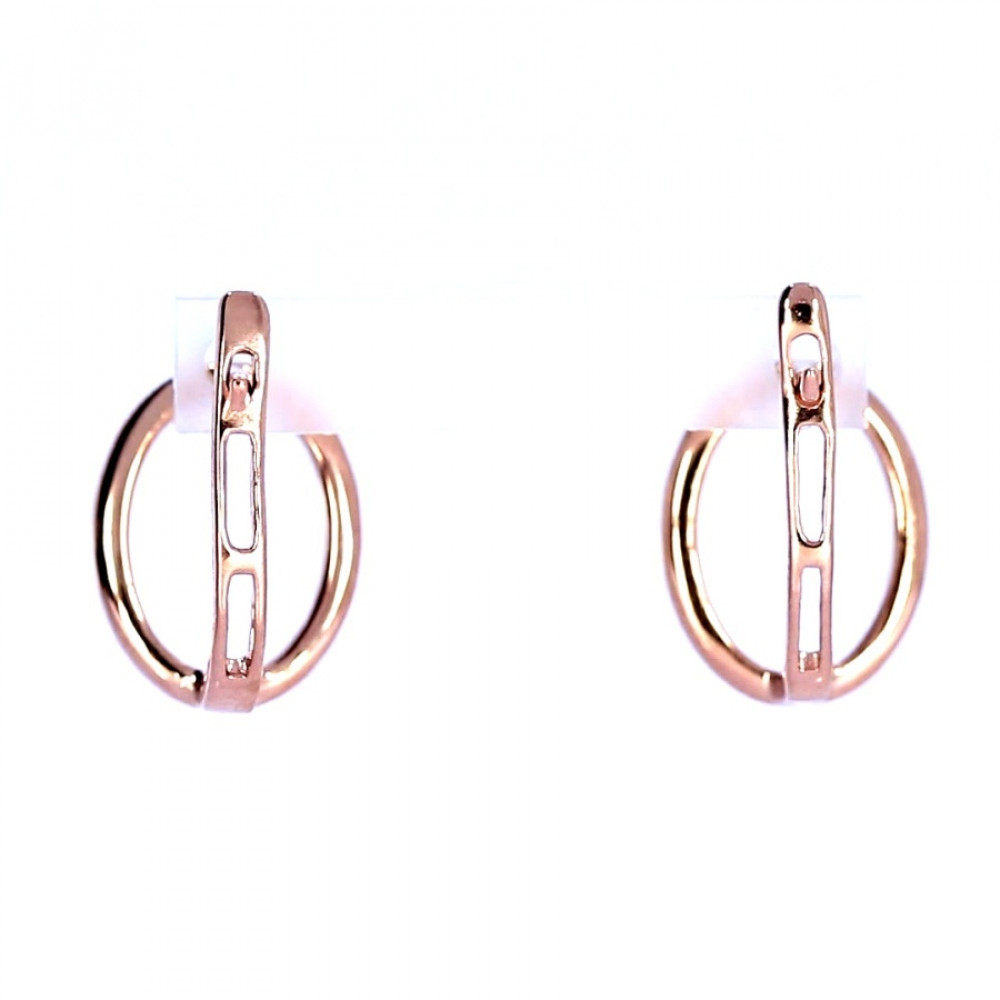 Золотый серьги с бриллиантом