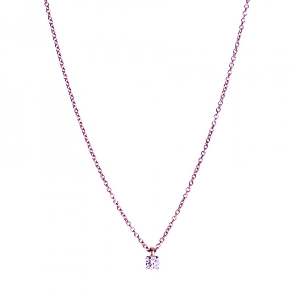 Golden chain with pendant and precious stones