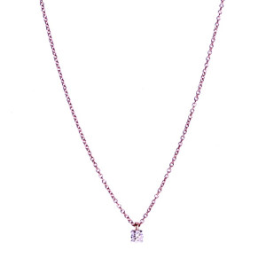 Golden chain with pendant and precious stones