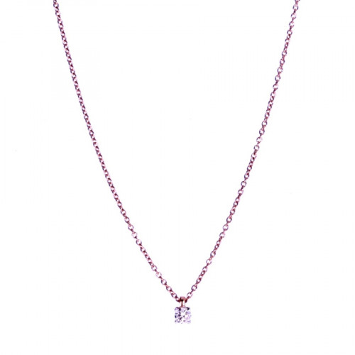 Golden chain with pendant and precious stones