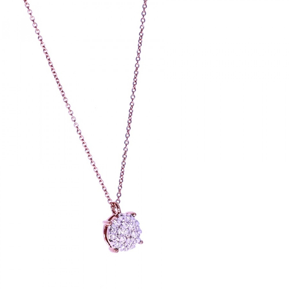 Kuldne kett ripatsi ja vääriskividega