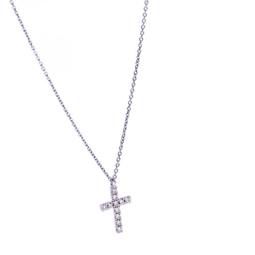 Golden chain with pendant and precious stones