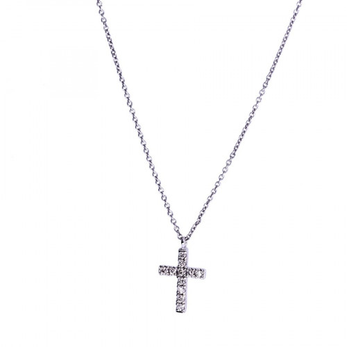 Golden chain with pendant and precious stones