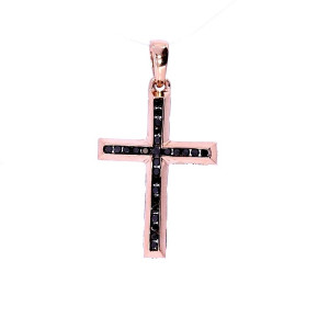 Golden pendant with precious stones 