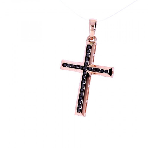 Golden pendant with precious stones 