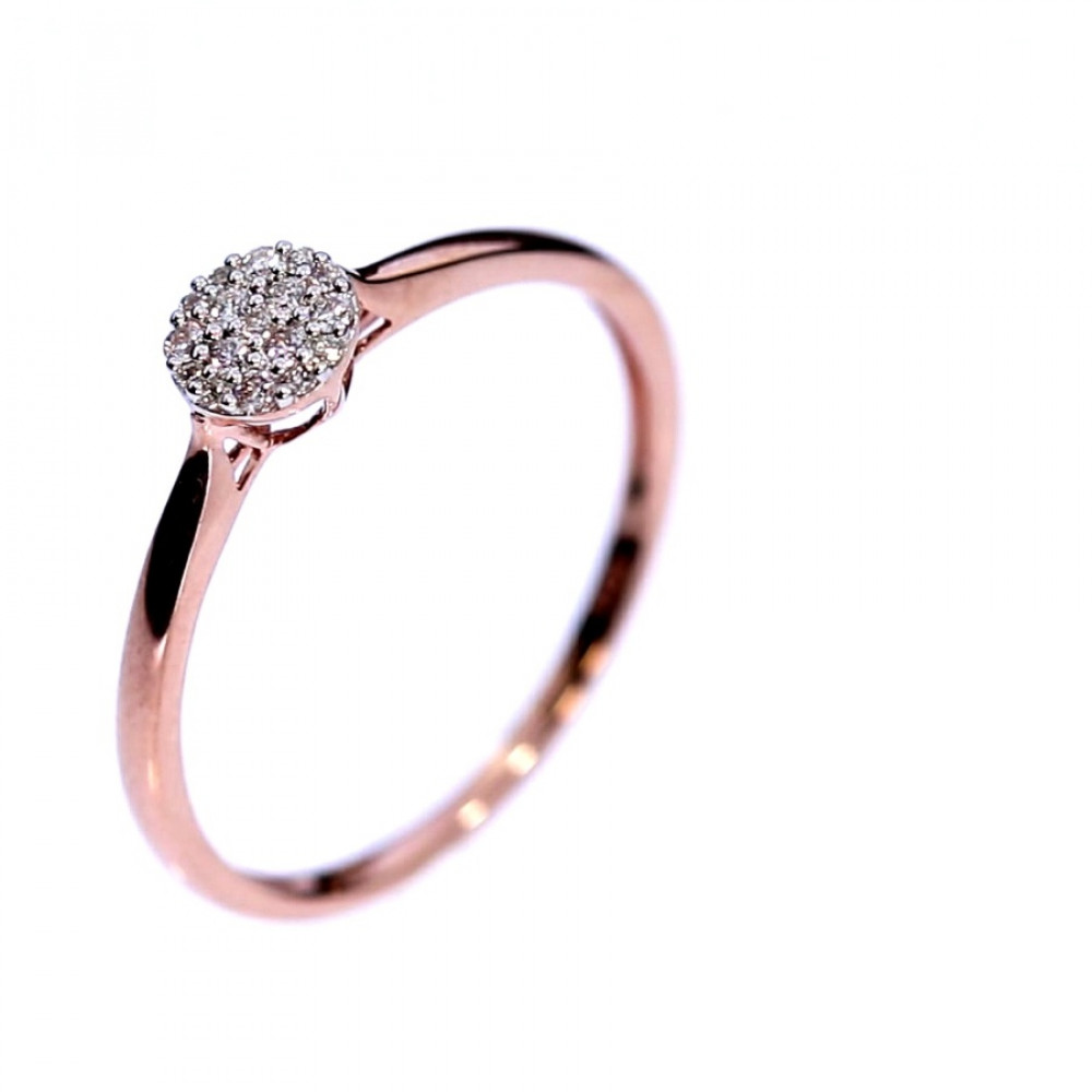 Vääriskividega kuldsõrmus