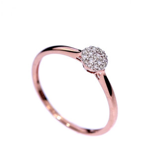 Vääriskividega kuldsõrmus