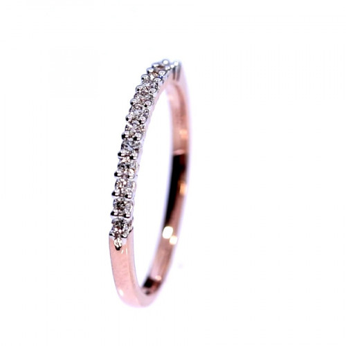 Golden ring with precious stones