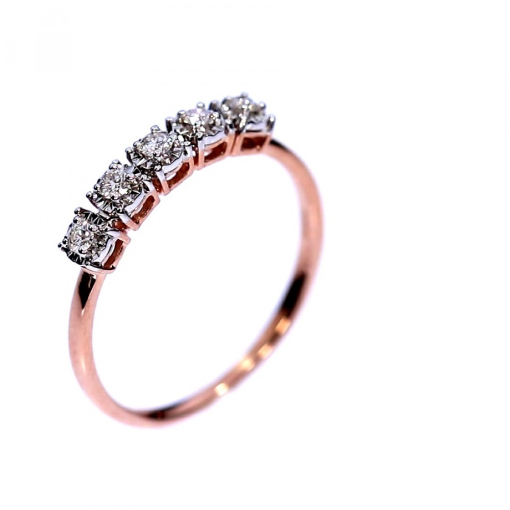 Vääriskividega kuldsõrmus