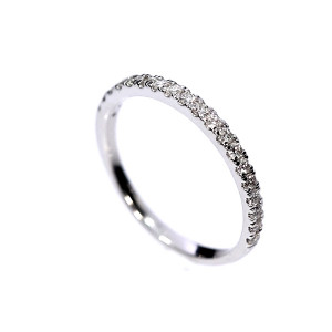 Auksinis žiedas su briliantais