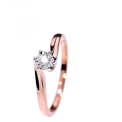 Kuldsõrmus briljandiga