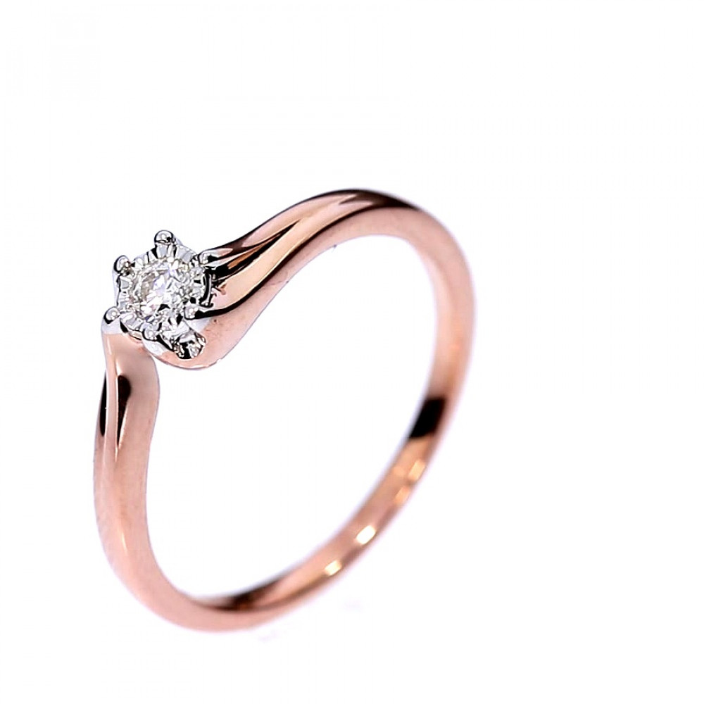 Kuldsõrmus briljandiga