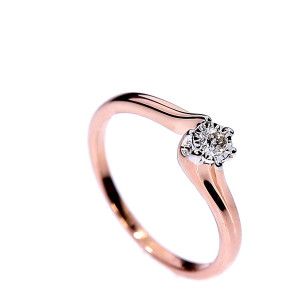 Kuldsõrmus briljandiga