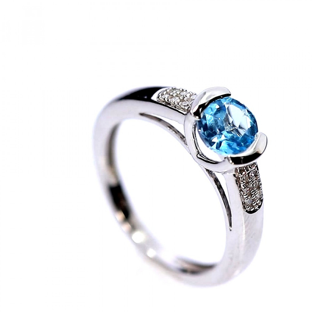 Kuldsõrmus topaasiga