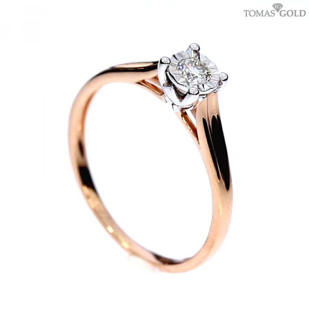 Kuldsõrmus briljandiga