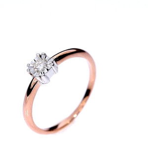 Kuldsõrmus briljandiga