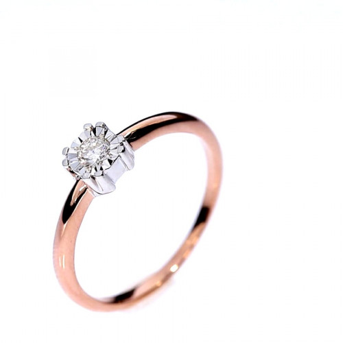 Kuldsõrmus briljandiga