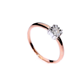 Kuldsõrmus briljandiga