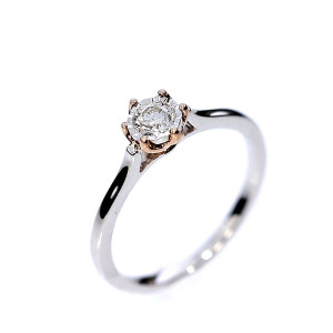 Kuldsõrmus briljandiga