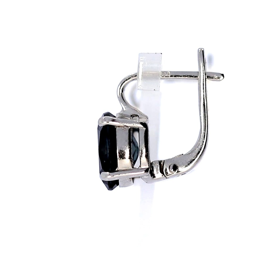 Серебряные серьги с Лондон топазом