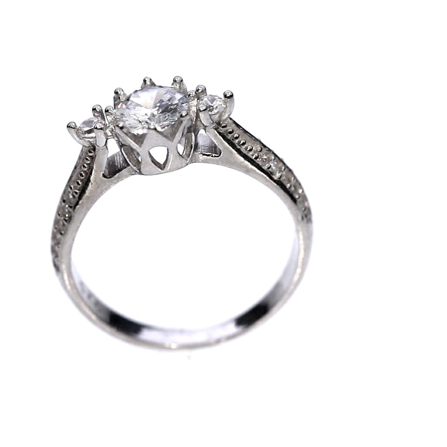 Sidabrinis žiedas su cirkoniu