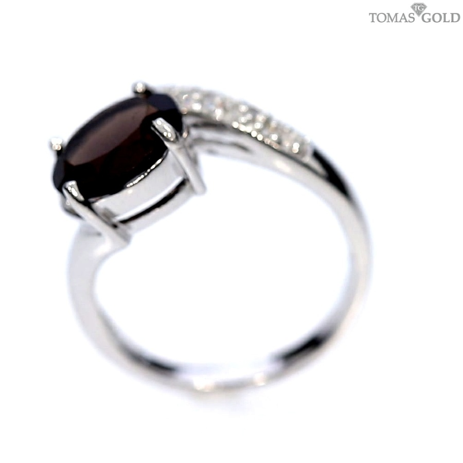 Серебряное кольцо с кварцем