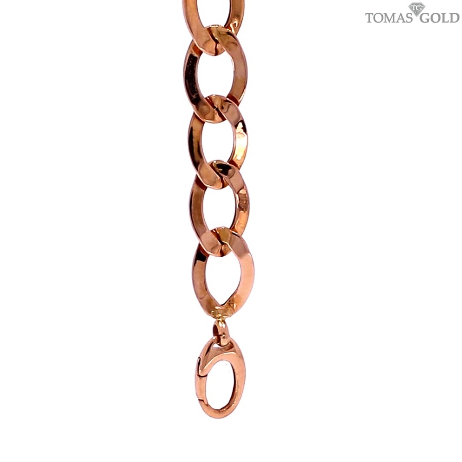 Gold gourmet weave bracelet