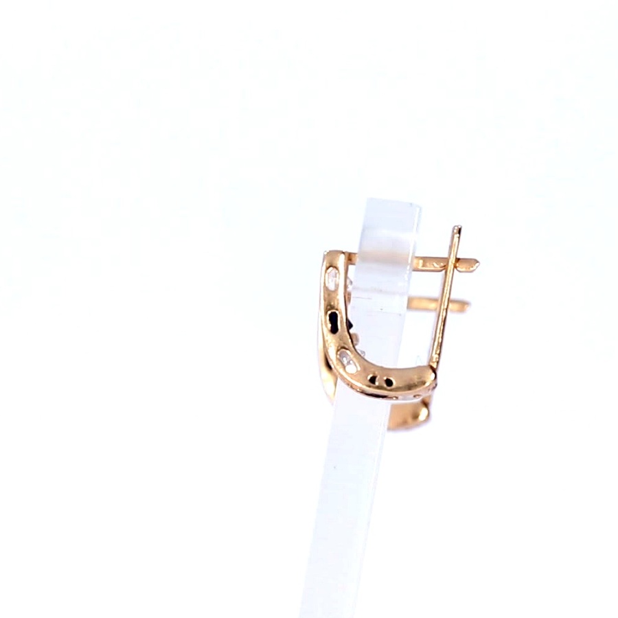 Золотые детские серьги